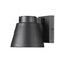 Z-Lite Asher 1 Light Outdoor Wall Sconce, Black & Sand Blast 544S-BK-LED - alternate 1